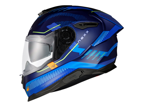 Nexx Y.100R Baron Matte / Indigo Blue Motorcycle Helmet