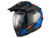 Nexx X.WED3 Keyo Matte Blue/Red Carbon Adv Motorcycle Helmet