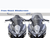 Zero Gravity Kawasaki Ninja 650 SR Series vs Sport Series Windscreen (2020+) Front