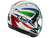 Arai Corsair-X Cadalora Restyle Helmet White/Green/Red