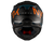 Nexx X.WST3 Helmet Carbon Manga Matte Orange / Blue  (+dark smoke visor)