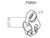 Matris Steering Damper Tube Clamp (SP00.FSH8)