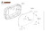 Bonamici Dashboard Display Crash Protector Ducati Panigale V2 /S (2025+) Schematic