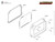 Bonamici Dashboard Display Crash Protector Honda CBR 600RR (2024+) Parts Schematic 