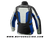 Spidi Outlander Adv Motorcycle Jacket Black / Grey Blue rear
