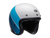 Bell "Custom 500" Helmet Rif White/Blue Size XL
