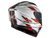 Suomy "Track-1" Helmet 404 Silver/Red Rear