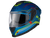 Nexx Y.100R Baron Sky Blue / Neon Streetbike Helmet