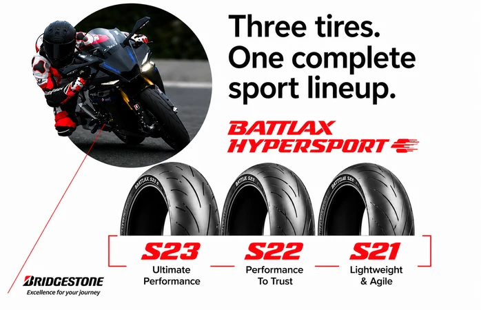 Bridgestone Battlax S23 vs S22 vs S21: Which Hypersport Motorcycle Tire Is Right for You?