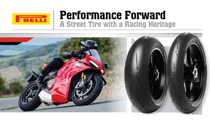 Pirelli SP-V4: A Street Motorcycle Tire with a Racing Heritage