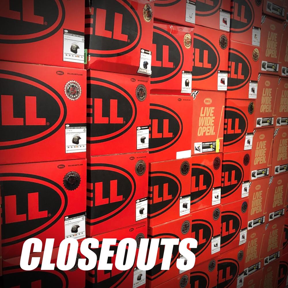Bell Closeout & Sale Motorcycle Helmets: MOTO-D Racing