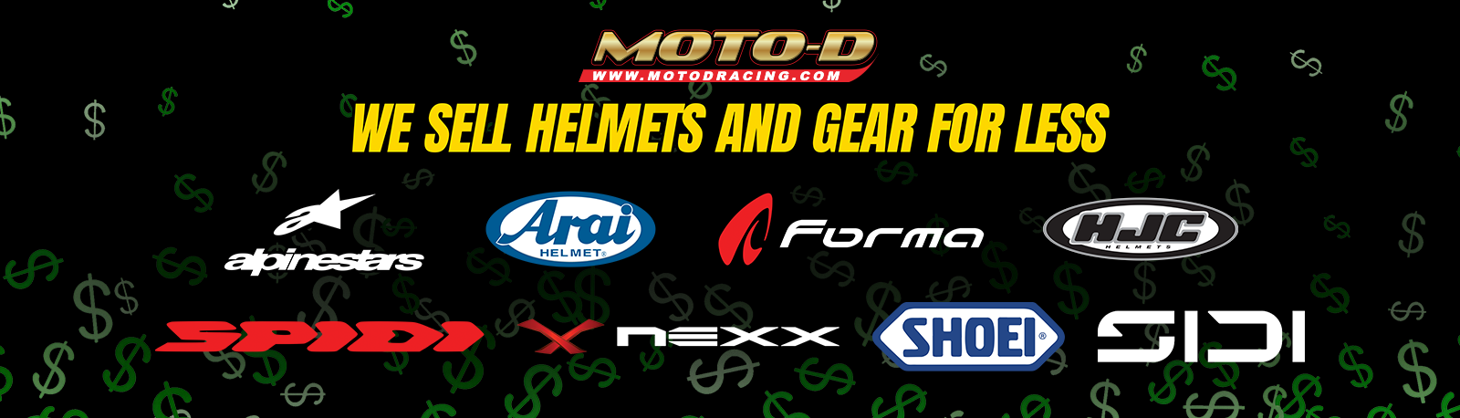 MOTO-D Racing Sells Motorcycle Helmets and Gear for Sportbike Riders for Less