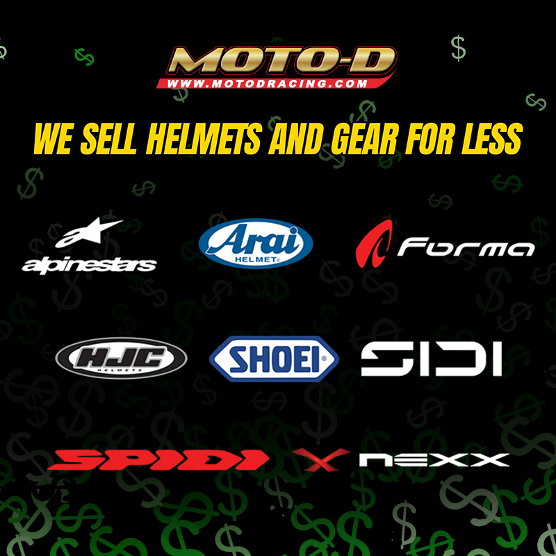 MOTO-D Racing Sells Motorcycle Helmets and Gear for Sportbike Riders for Less