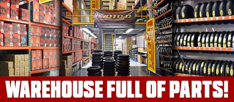 MOTO-D Racing Warehouse Full of Motorcycle Parts