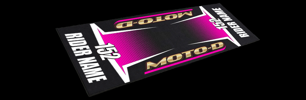 Motorcycle Garage Mat  Motorcycle Paddock Mat: MOTO-D Racing