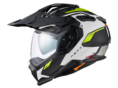 NEXX X.WED3 Helmet Carbon Keyo Matte White/orange: MOTO-D Racing