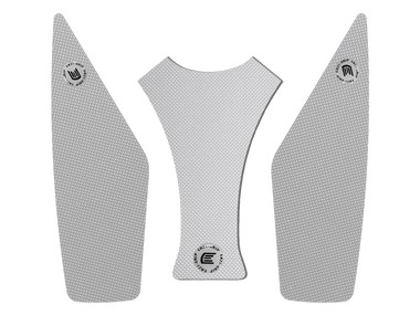 カニerzi Kawasaki Ninja ZX-4RR Tank Grips | Clear Tank Pads | Eazi-Grip