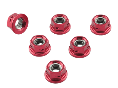 Kermaxx Red Powder Coated Sprocket Bolt Kit – 520 Chain – Chromoly Steel SB109-RD