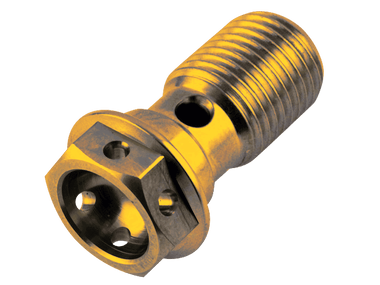 無題6 Titanium Race Drilled Motorcycle Banjo Bolt 1-Hole M10x1.25