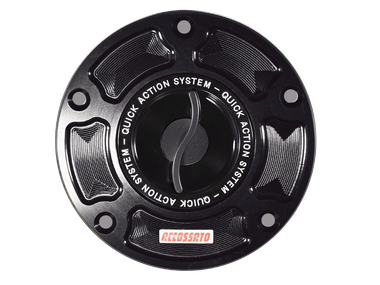 アルファクリムゾンカズ Accossato Kawasaki ZX-6R / 636 Quick-Turn Motorcycle Fuel Cap