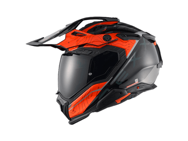 Nexx X.WED3 Zero Pro Furka Orange/Gray Carbon Adventure Motorcycle