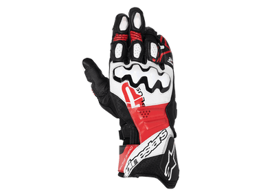 Alpinestars GP Plus R V3 Gloves (Black/White/Bright Red): MOTO-D