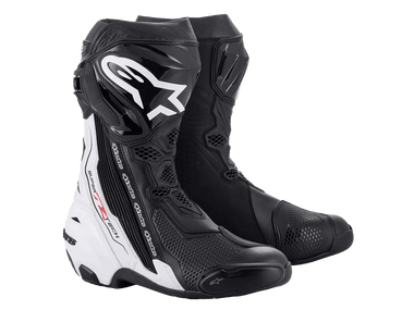 Alpinestars Supertech R Vented Boots (Black/Red Fluo/White/Gray