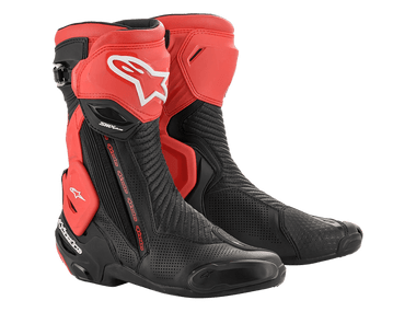 Alpinestars SMX-6 V3 Boots (Black/White/Red Graphic): MOTO-D Racing