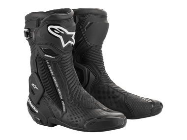 Alpinestars SMX Plus V2 Vented Boots (Black/White/Red): MOTO-D Racing