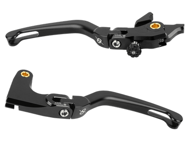 Bonamici Yamaha R7 Folding Levers (2022+) (Black): MOTO-D Racing