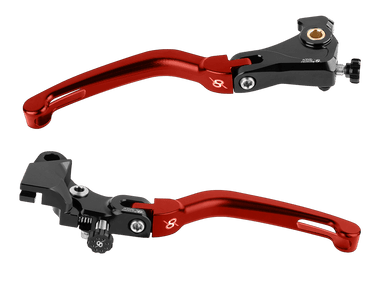 Bonamici Kawasaki ZX-4RR Folding Levers (Black/Green): MOTO-D Racing