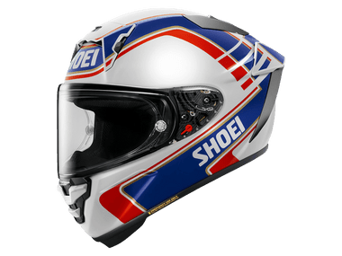 Shoei Motorcycle Helmets | X-15 Gardner Helmet TC2 White/Blue/Red