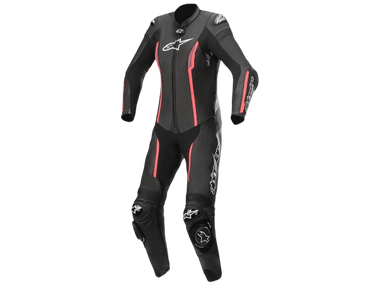 Alpinestars Missle V2 Ward Leather Race Suit (Black/Metallic Gray