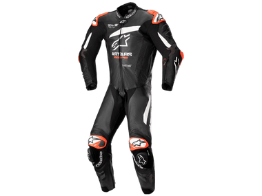 Alpinestars GP Plus V4 Leather Race Suit (Black/White): MOTO-D Racing