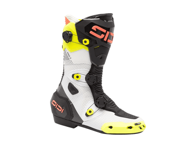 Sidi MAG-2 Motorcycle Boots White/Black : MOTO-D Racing