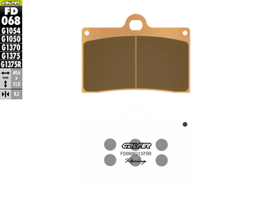 Galfer Sinter Trackday Brake Pads FD326G1375R - Front (2/pc