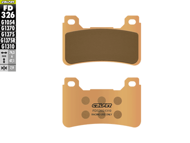 Galfer Motorcycle Brake Pads Street FD450G1375 - Front (2/pc