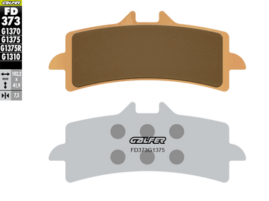 Galfer Sinter Trackday Brake Pads FD373G1375R - Front (2/pc