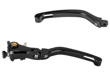 Bonamici Ducati Panigale V2 Folding Levers (Black): MOTO-D Racing