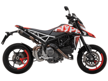 ：.： Arrow Exhaust Ducati Hypermotard 950 Nichrom Dark Pro-Race Steel