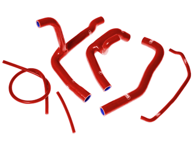 ジョッシュ品 Samco Radiator Hose Kit Yamaha R6 (2006+) (Red): MOTO-D Racing