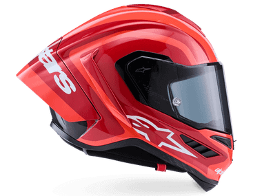 Alpinestars Supertech R10 Arius Helmet Black / White / Double Red