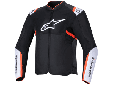 Alpinestars T-SPS Air v2 Jacket (Black / White / Red Fluo): MOTO-D