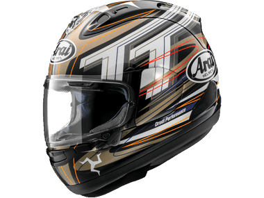Arai Corsair-X Isle of Man TT 2025 Helmet Orange/White/Black/Blue