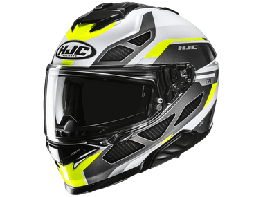 RYH HJC Motorcycle Helmets | i71 Lorix MC-3HSF Black/Hi-Viz Yellow