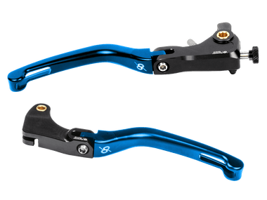 Bonamici Kawasaki ZX-6R Folding Levers (05-18) (Black/Green): MOTO