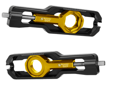 Bonamici Kawasaki Ninja ZX-6R Chain Adjuster (2019+) (Blue): MOTO