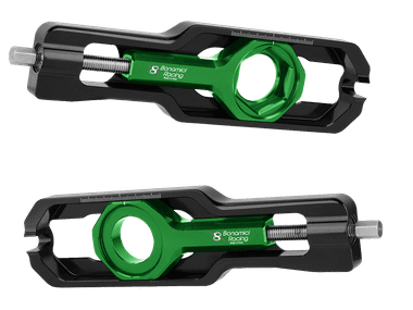 Bonamici Kawasaki Ninja ZX-6R Chain Adjuster (2019+) (Blue): MOTO