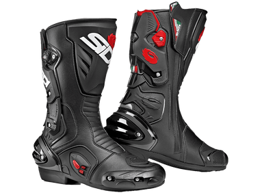SIDI ST Motorcycle Boots Black/Red: MOTO-D Racing