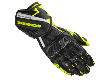 SPIDI Carbo 5 Motorcycle Gloves Black / Green: MOTO-D Racing